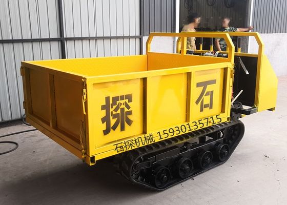 Descarregador 1 Ton Small Crawler Dump 1000KG Mini Dumper do jardim do transportador da trilha