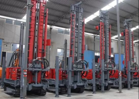 equipamentos de furo portáteis do poço de águas profundas da perfuração de 260m com sistema hidráulico