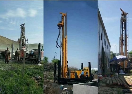 Os 400 medidores multifuncionais molham o poço que fura Rig Hydraulic Crawler Mounted