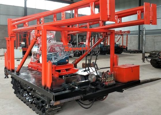 broca de rocha diesel Rig Machine da tração da profundidade de 100m