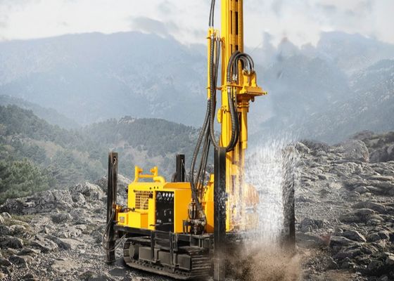 Tipo água Rig Drilling Machine da esteira rolante da profundidade de 350m