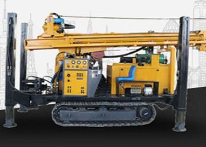 Equipamento de broca montado da perfuração do poço de água esteira rolante diesel pneumática portátil