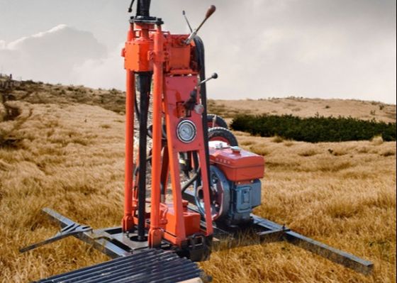 A perfuração de teste Rig Machine With Lightweight Wheels do solo do ST 50 montou 50 medidores de profundidade