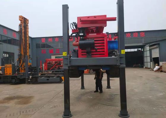 Perforação montada em ST200 Crawler com compressor de ar Kaishan