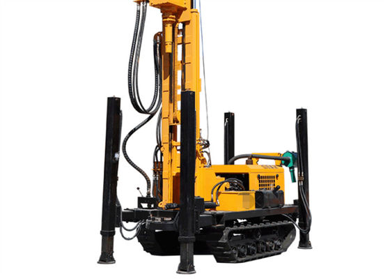 Perfuração pneumática pequena Rig For da esteira rolante 380v 200m