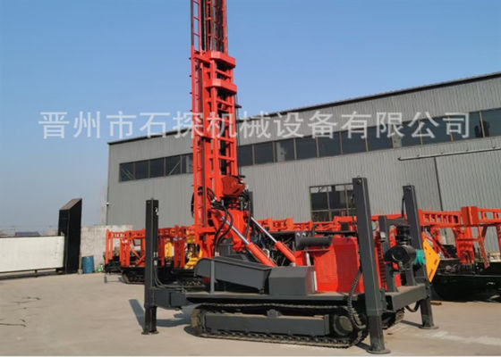 Perfuração pneumática Rig Machine da esteira rolante do poço de água 400m