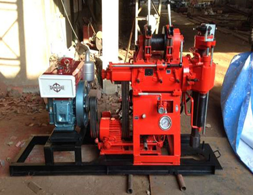 Pequena Perfuradora Rotativa XY-1A em Mineração com Motor Diesel