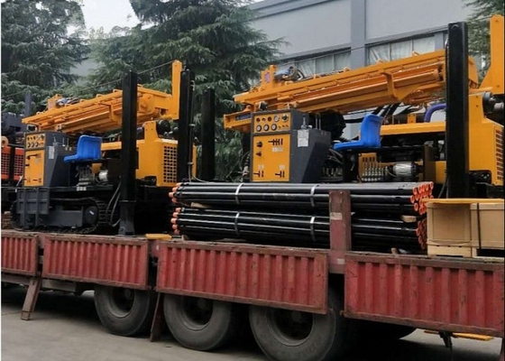 Poço de água da esteira rolante de uma profundidade de 350 medidores que fura Rig Diesel Mobile