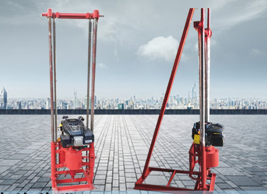 Broca portátil pequena Rig Pneumatic Driven da amostra do solo da profundidade de 30m