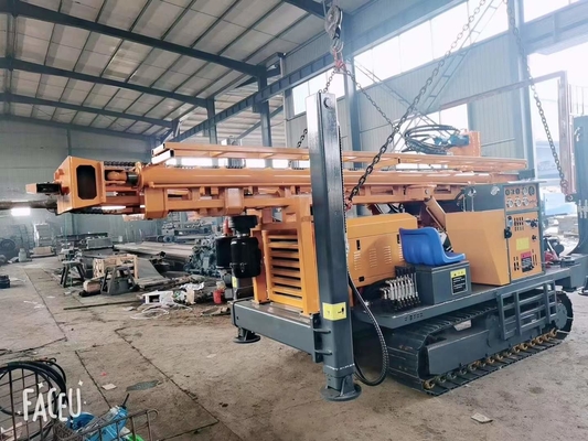 Diâmetro 260m profundo portátil do equipamento de broca 105mm da esteira rolante de Dth