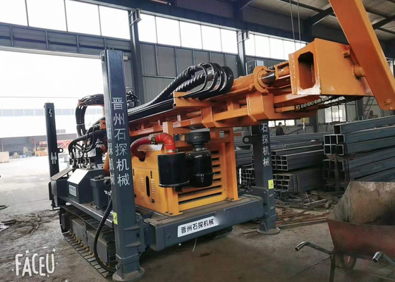 perfuração pneumática Rig Rubber Belt Track Household da profundidade de 400m