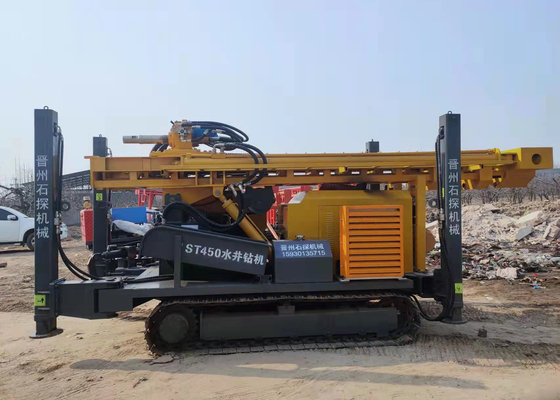 Poço de água da perfuração 380V da esteira rolante que fura Rig Mining Pneumatic Dth