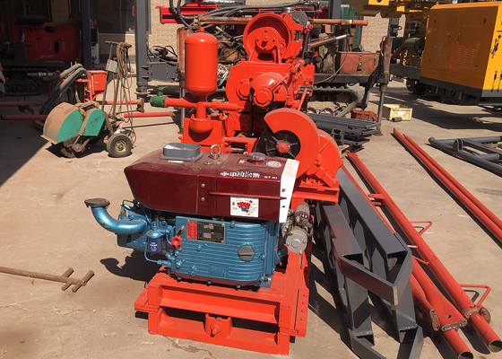 Video Support Soil Coring Drilling Rig com profundidade de perfuração de 100m Aplicação de exploração Xy-1