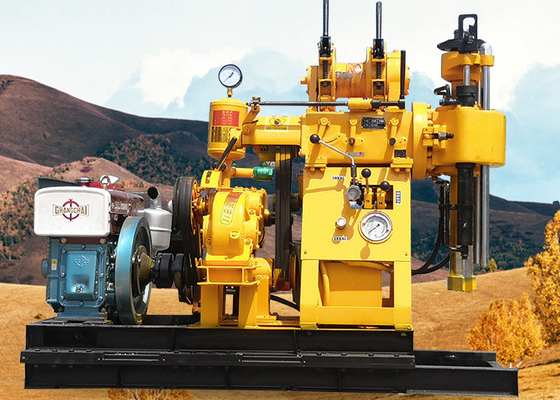 XY-1A 150mm Soil Testing Drilling Rig com motor a diesel de 18 HP para exploração