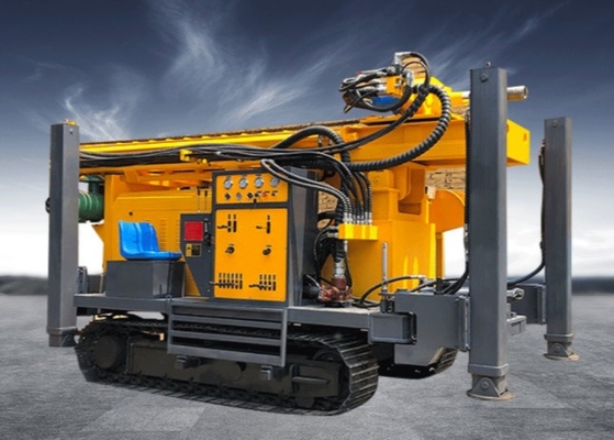 92kw Yuchai Motor Diesel Rig de perfuração pneumática para poço de água profunda 350 metros