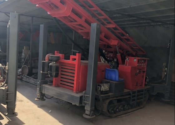 Equipamento de perfuração pneumático da perfuração profunda 200 medidores com o compressor de ar de Kaishan e a bomba de lama