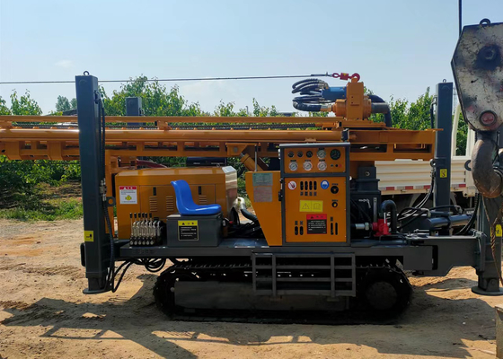 diâmetro profundo do equipamento de broca 105mm da esteira rolante da perfuração de 260m