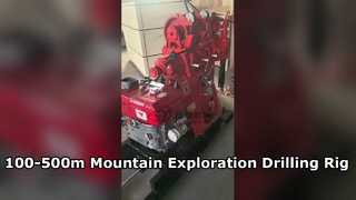 Equipamento de perfuração para exploração de montanha de 100-500 m