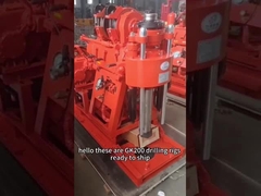 Diâmetro de furo de mineração portátil do equipamento de perfuração 300mm da engenharia da avaliação 200 medidores de profundidade