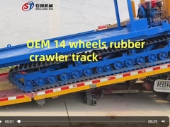 OEM Metal Crawler Track Undercarriage Desempenho confiável Grande capacidade de carga