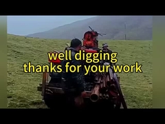 Máquina de Perfuração de Teste de Amostras de Solo Durável com Chassi de Esteira Todo-o-Terreno