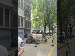 Perfuratriz de sondagem de solo de 200 metros, portátil, montada sobre rodas ou esteiras