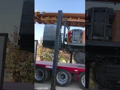 1000m Crawler Hidráulico Poço de água de perfuração Rig 6 cilindros motor diesel