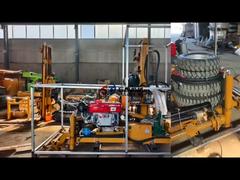 Um olhar mais atento: Perfuração de poço de trator de pouco movimento fácil com sistema hidráulico