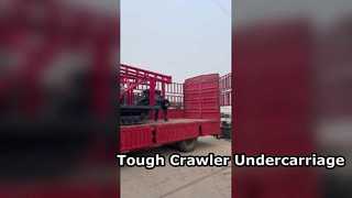 Material rodante de esteira de borracha para serviço pesado