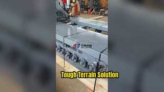 Transporte fácil de material rodante de esteira 3 MT