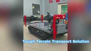 Material rodante de esteira de fácil transporte MT